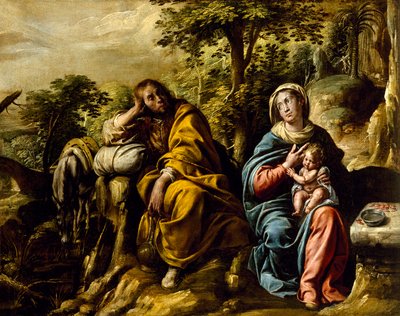 The Rest on the Flight into Egypt by Tanzio da Varallo